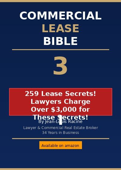 Commercial Lease Bible 3 — Jean-Louis Racine