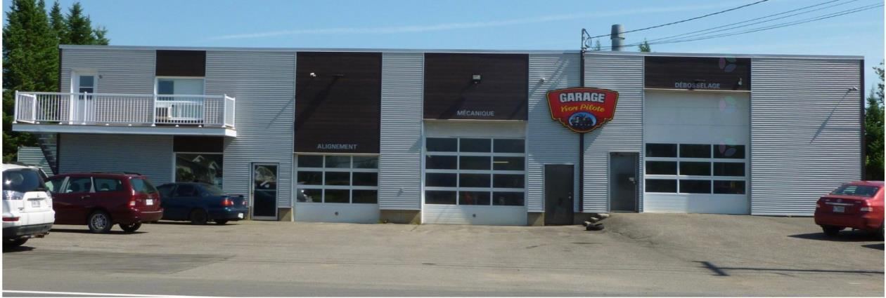 Garage Pilote — Immeuble commercial à vendre, Lévis, Québec